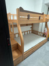 可颜上下铺床儿童床男孩女孩卡通高低床子母床双层床小户型实木上下床 柜梯款 上床宽115  下床宽135 实拍图