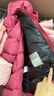 保姆鹅  【风墙】儿童羽绒服宝宝中长款护脸加厚外套保暖童装[NG2664] 石榴粉 130 实拍图
