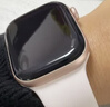 Apple/苹果 Watch Series 10 智能手表GPS款42毫米玫瑰金色铝金属表壳淡桃粉色运动型表带S/M MX1R3CH/B 实拍图