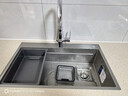九牧（JOMOO）厨房水槽纳米304不锈钢加厚洗菜一体盆多功能阶梯台下盆抗刮龙头 78*48【手工分区双轨02384】含龙头 实拍图