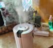 嘉柏兰加湿器大雾量家用卧室2025新款静音办公室桌面usb便携孕妇婴儿补水车载空气净化喷雾宿舍学生 雅典白【插电款】大容量+双孔大喷雾+三挡可调 1.5L大容量+智能数显+氛围小夜灯+安全防干烧 实拍图