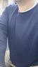 优衣库羊绒圆领针织衫/长袖男装女装毛衣毛衫478543 69 藏青色 2XL 实拍图