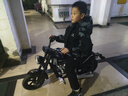 凤凰（Phoenix）儿童电动摩托车儿童电动车两轮车男女小孩复古哈雷玩具车可坐大人 摩登黑-高配丨24V电瓶/无刷电机/充气轮胎/续航30公里 实拍图