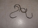 加粗实心S型万能挂钩勾晒香肠厨房衣柜学生多功能S钩子s型腊肉钩 加粗S钩【长7.2cm】3个装 实拍图