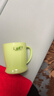 inomata日本进口刷牙杯漱口杯牙刷杯亲子洗漱杯牙缸杯宝宝儿童情侣牙杯 有柄绿色250ml 实拍图
