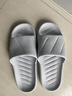 夏季EVA新款防滑厚底家用拖鞋踩屎感外穿室内软底拖鞋男士拖鞋女 灰色 40-41 【适合39-40脚】 实拍图