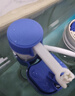 海立马桶水箱配件老式抽水坐便器厕所蹲坑ABS进水阀20-32cm通用SJ02蓝 实拍图