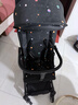 爱贝丽遛娃神器mini婴儿推车可坐可躺口袋推车折叠伞车旅行便携手推车 小不点6S 黛黑色 （轻便旅行车） 实拍图