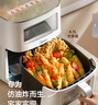 美的（Midea）新风炎烤空气炸锅0氟涂层2025年新款双热源免翻面 双可视大视窗空气炸锅蒸烤一体6.5L送礼 KZC6521 实拍图