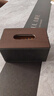 诺爵轻奢皮革纸巾盒欧式创意家用客厅抽纸盒酒店木纹中式定制印logo 高雅灰胡桃木纹-小号 实拍图