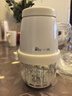 小熊（Bear）婴儿辅食机 小型多功能打泥搅拌机宝宝料理机 蒜蓉机 家用迷你绞馅碎肉机 QSJ-T02W8 实拍图