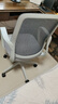 得力（deli）KF255人体工学电脑椅会议椅办公椅家用学生学习椅宿舍靠背椅 灰 实拍图