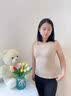 猫人（MiiOW）粉底液内衣女士保暖内衣女生羊毛蚕丝双面绒保暖衣加绒保暖背心女 实拍图