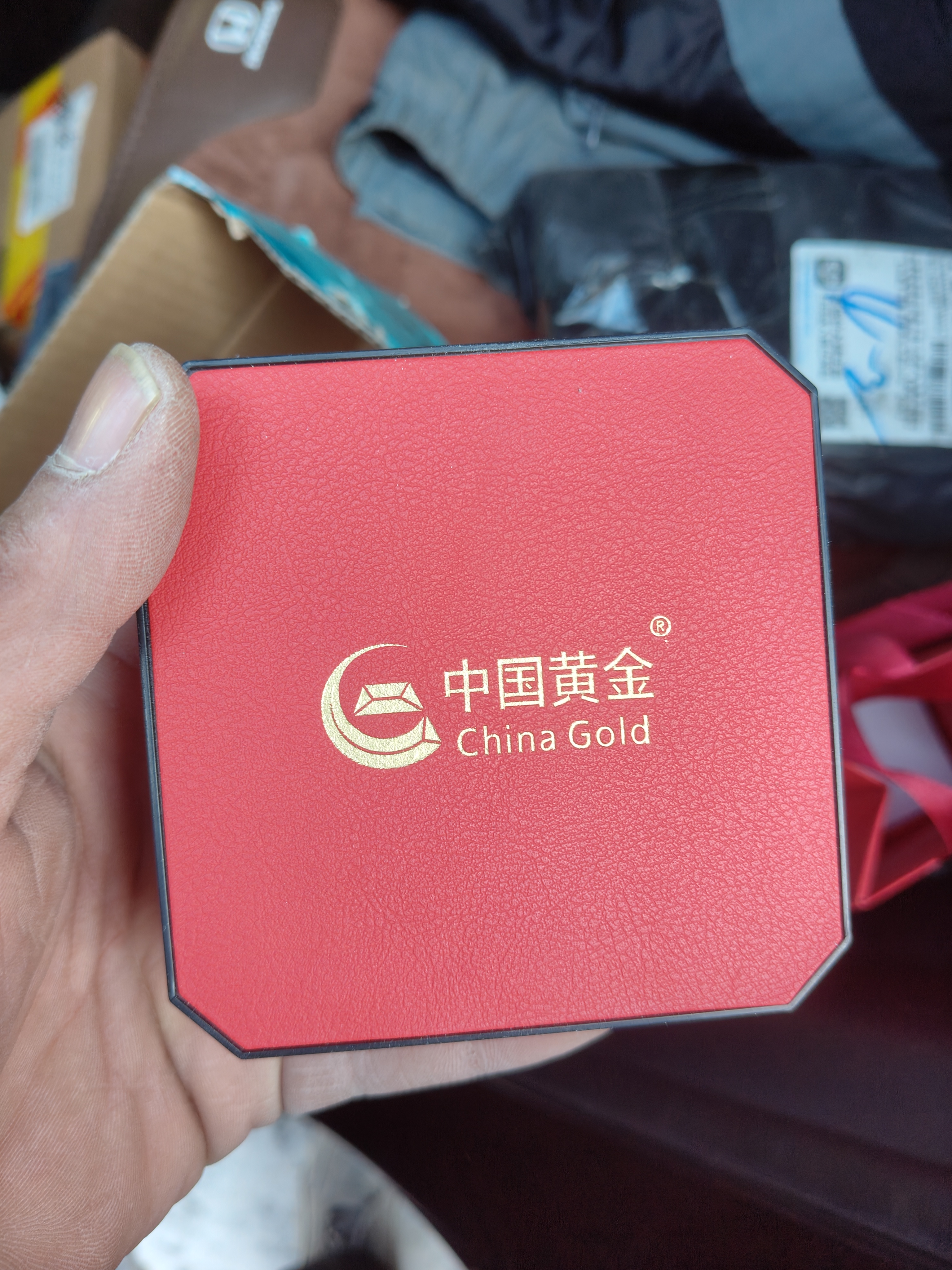 中国黄金（CHINA GOLD）樱花黄金戒指女足金古法素圈对戒生日礼物送女朋友老婆 14圈口足金戒指约0.5g【甄选礼盒】 实拍图