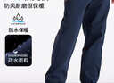 骆驼童装儿童冲锋裤秋冬户外防风软壳男女童加绒长裤 实拍图
