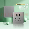 公牛（BULL）开关插座 G12系列五孔插座带USB+Type-C接口30w快充G12E537 灰 实拍图