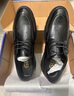 戈耐（GENAI）男士休闲皮鞋男生新郎结婚隐形内增高百搭潮商务鞋真皮透气男鞋子 黑色【真牛皮】8cm内增高 Z82 40 (250mm) 实拍图