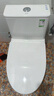 九牧（JOMOO）马桶家用一级水效防臭卫浴虹吸式马桶坐便器大冲力抗菌卫生间坐厕 【双旋暴风-无棱内壁】11396 305坑距(2515城包安装) 实拍图