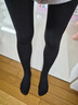 厚木冬季加绒加厚加绒保暖连裤袜打底袜子女打底裤过膝袜丝袜黑丝 320D厚绒黑色 建议0-15度穿着 1双 M -L(臀围85-98身高 150-165) 实拍图