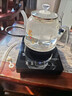 FUNORK全自动上水电热烧水壶玻璃烧水器茶台专用一体茶桌茶几保温泡茶具抽水电茶炉 1L 底部上水 - 黑色 实拍图