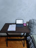 家逸实木折叠书桌学生家用电脑桌学习桌书房办公桌小户型床边写字桌子 实拍图