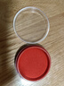 西玛（SIMAA） φ80mm透明圆形财务快干印台印泥 办公用品 红色21531 实拍图