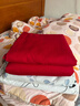 百丽丝水星家纺出品结婚四件套婚庆纯棉婚房套件大红色被套中式简约款 实拍图
