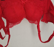 都市丽人本命年内衣女新年红色文胸专利聚拢无钢圈蕾丝胸罩2B0514 实拍图