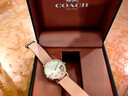 蔻驰（COACH）PERRY系列茶玫瑰皮带石英女表14503769 情人节礼物/送礼 实拍图