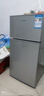 HYUNDAI（韩国现代）小冰箱迷你小型家用冷藏冷冻宿舍出租房办公室双开门二门电冰箱节能省电 80L银【租房神器+高性价比】 实拍图