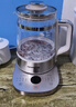 九阳（Joyoung）1.5L全玻璃沸萃养生壶煮茶器 0胶水玻璃滤网炖盅 花茶壶烧水保温一体全自动恒温电热水壶15WY10J 实拍图