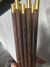 京东京造 筷子 家用食品接触级餐具鸡翅木【圆顶金福】10双成人+2双儿童筷 实拍图