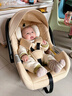 bebelock婴儿提篮式汽车儿童安全座椅新生儿宝宝睡篮车载便携摇篮i-Size 香槟金【i-Size认证】 实拍图
