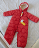 巴拉巴拉童装婴儿连体衣轻薄羽绒服宝宝衣服2025冬装抱衣爬服男童女童萌趣 实拍图