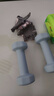 Keep哑铃彩色浸塑环保男女1-10kg家用健身器材全身肌肉塑形水蓝2kg*2 实拍图