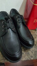 金利来男鞋冬季新款加绒棉鞋男真皮男士商务休闲鞋圆头皮鞋男厚底鞋子男 系带皮里533730809ALE 39 实拍图