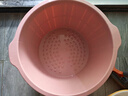 本迪加深泡脚桶24cm家用洗脚足浴盆塑料水桶按摩无电洗脚水桶单个粉色 实拍图