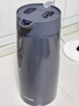 虎牌（TIGER）保温壶 304不锈钢时尚保温/保冷壶PWO-A20C-HD 深灰色 2L 实拍图