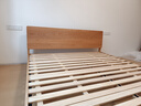 小半实木床双人床北欧日式小户型卧室樱桃木床家具1.8米x2米稳稳床 实拍图