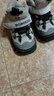巴布豆童鞋冬季保暖儿童运动鞋加绒加厚男童学步鞋106345047黑/浅麻灰26 实拍图