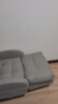 梵右懒人沙发卧室沙发阳台躺椅客厅休闲椅单人椅靠背椅子小户型沙发椅 头枕款灰色+脚踏【坐垫乳胶】 实拍图