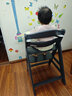 Hauck儿童椅子成长椅可调节Alpha学习椅婴儿座椅家用餐桌椅宝宝餐椅 【Alpha两件套-含餐盘】-深灰色 实拍图