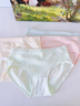 宝娜斯女士内裤【4条装】7A抑菌纯棉底裆三角内裤女无痕中腰女式内裤 实拍图