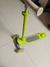 酷骑儿童滑板车Q1溜溜车折叠款重力转向发光轮3-10岁生日礼物物苍穹灰 实拍图