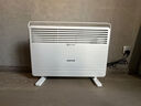 奥克斯（AUX）取暖器家用欧式快热炉电暖气取暖电暖炉暖风电暖器对流式烤火炉 IPX4级防水 NDL220-B37G 小米白 实拍图