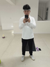 步锐特（BURUITE）健身服男跑步运动套装羽毛球服篮球薄绒吸湿排汗训练晨跑骑行衣服 实拍图