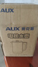 奥克斯（AUX）电热水壶家用大容量烧水壶暖水壶开水壶恒温壶电水瓶304不锈钢0胶水电水壶双层防烫保温壶 2.0L 【大容量】304 不锈钢条纹白 有家的地方就有奥克斯 实拍图