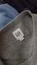 盖璞（GAP）男女装2025秋季新款印花logo抓绒圆领卫衣合身上衣美版 灰色 645634 XL 美码 2XL亚洲码185/108A 【偏大，建议拍小一码】 实拍图
