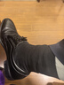 爱优恩（AUN）袜子男士袜子秋冬7A抗菌防臭透气新疆棉男袜中筒纯黑色商务袜四季 高端棉四季款-(黑色) = 6双 均码 实拍图