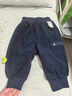 巴拉巴拉童装宝宝裤子儿童长裤婴儿2025冬装男童女童运动裤摇粒绒加厚时尚 深蓝 80 两用裆 实拍图